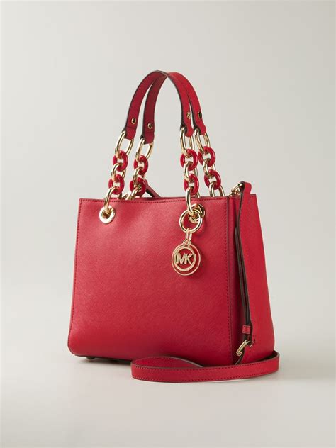 michael kors red small purse|michael kors purse color chart.